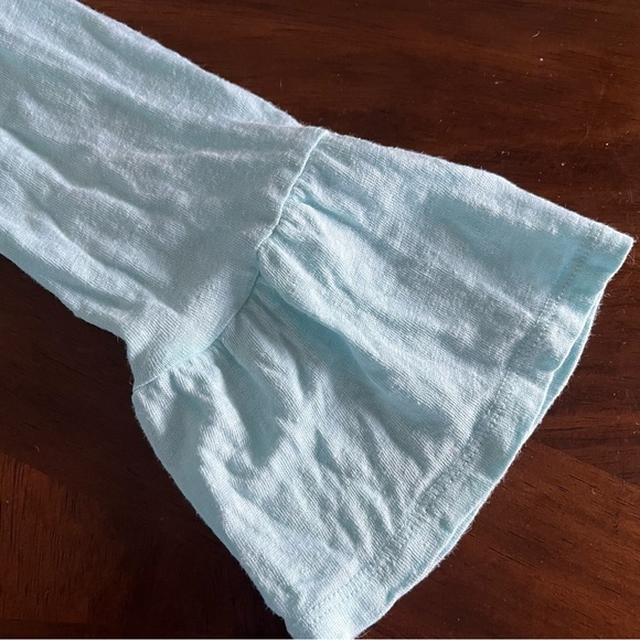 BODEN Linen Flare Jersey Top Small - Picture 8 of 8